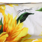 Dolce & Gabbana Yellow Nylon Sunflower Bikini Bottom Swimwear