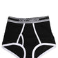 Dolce & Gabbana Black White Logo Waistband Coulotte Panty Underwear