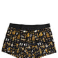 Dolce & Gabbana Black Gold Cocktail Regular Boxer Underwear