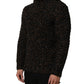 Dolce & Gabbana Brown Wool Knit Turtleneck Pullover Sweater