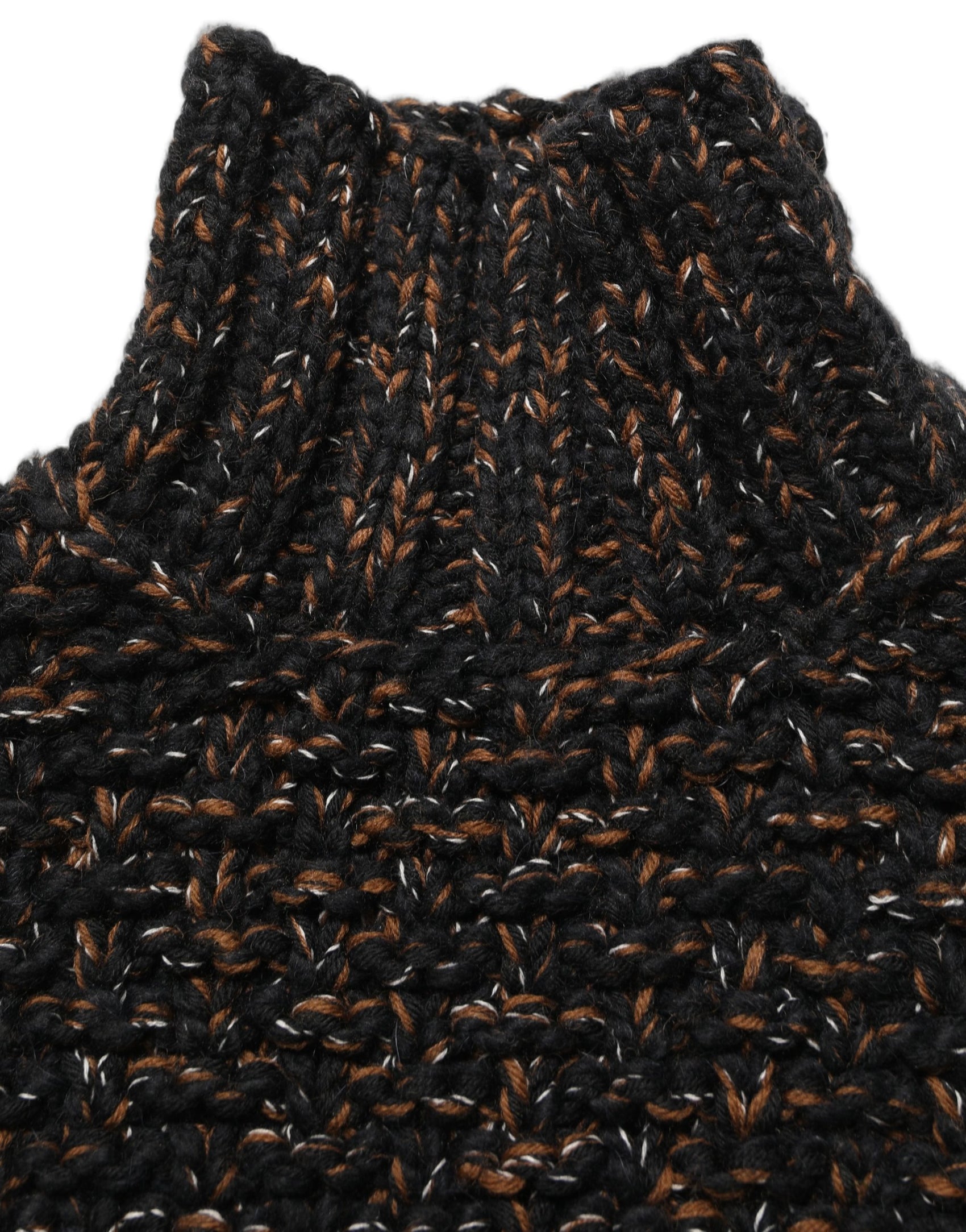 Dolce & Gabbana Brown Wool Knit Turtleneck Pullover Sweater