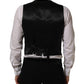 Dolce & Gabbana Black Wool Blend Waistcoat Formal Dress Vest