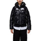 Napapijri Black Recycled Polyester Full-Length Jacket