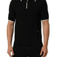 Dolce & Gabbana Black Cotton Collared Short Sleeves Men Polo T-shirt