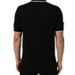 Dolce & Gabbana Black Cotton Collared Short Sleeves Men Polo T-shirt