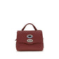 Zanellato Bordeaux Calf Leather Bos Taurus Shoulder Bag