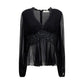 Zimmermann Black Viscose Blouse