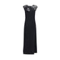 Ferragamo Black Silk Cocktail Dress