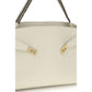 Ferragamo Beige Calf Leather Bos Taurus Shoulder Bag