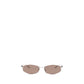 Balenciaga Silver Metal Sunglasses