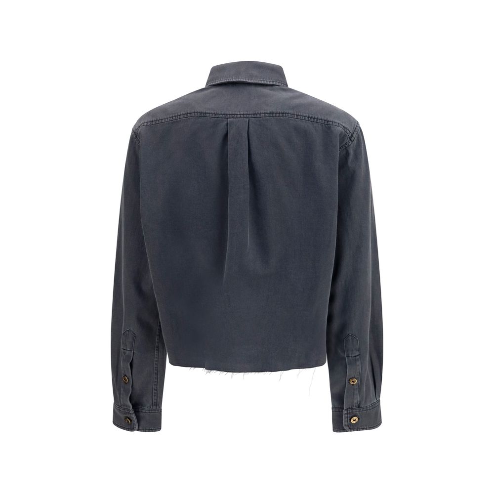 Miu Miu Gray Denim Shirt