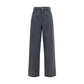 Miu Miu Black Cotton Straight-Leg Jeans