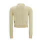 Self-Portrait Bicolor Wool Oves Aries Cardigan