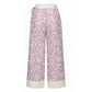 Malo Purple Silk Women Pants