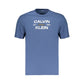 Calvin Klein Blue Cotton Men's T-Shirt