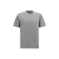 Balmain Gray Cotton T-Shirt