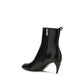 Alexander McQueen Black Calf Leather Bos Taurus Lace-Up Boots
