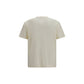 Palm Angels Beige Cotton T-Shirt
