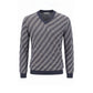 Malo Blue Linen Men Sweater