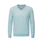 Malo Light Blue Linen Men's Sweater