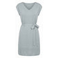 Malo Grey Silk Women Dress
