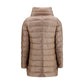 Herno Beige Polyester Full-Length Jacket