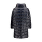 Herno Black Polyester Coat