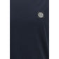 Stone Island Blue Cotton T-Shirt