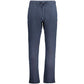 Gianmarco Venturi Blue Cotton Men's Trousers