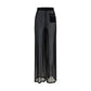 Dolce & Gabbana Black Silk Casual Pants