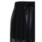 Dolce & Gabbana Black Silk Casual Pants
