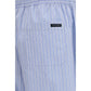 Dolce & Gabbana Blue Cotton Casual Pants
