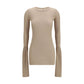 Rick Owens Beige Viscose Shirt