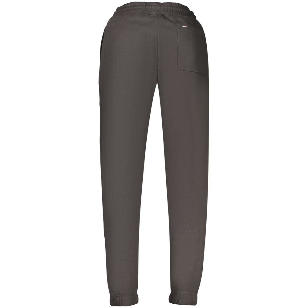 Tommy Hilfiger Black Cotton Mens Trousers