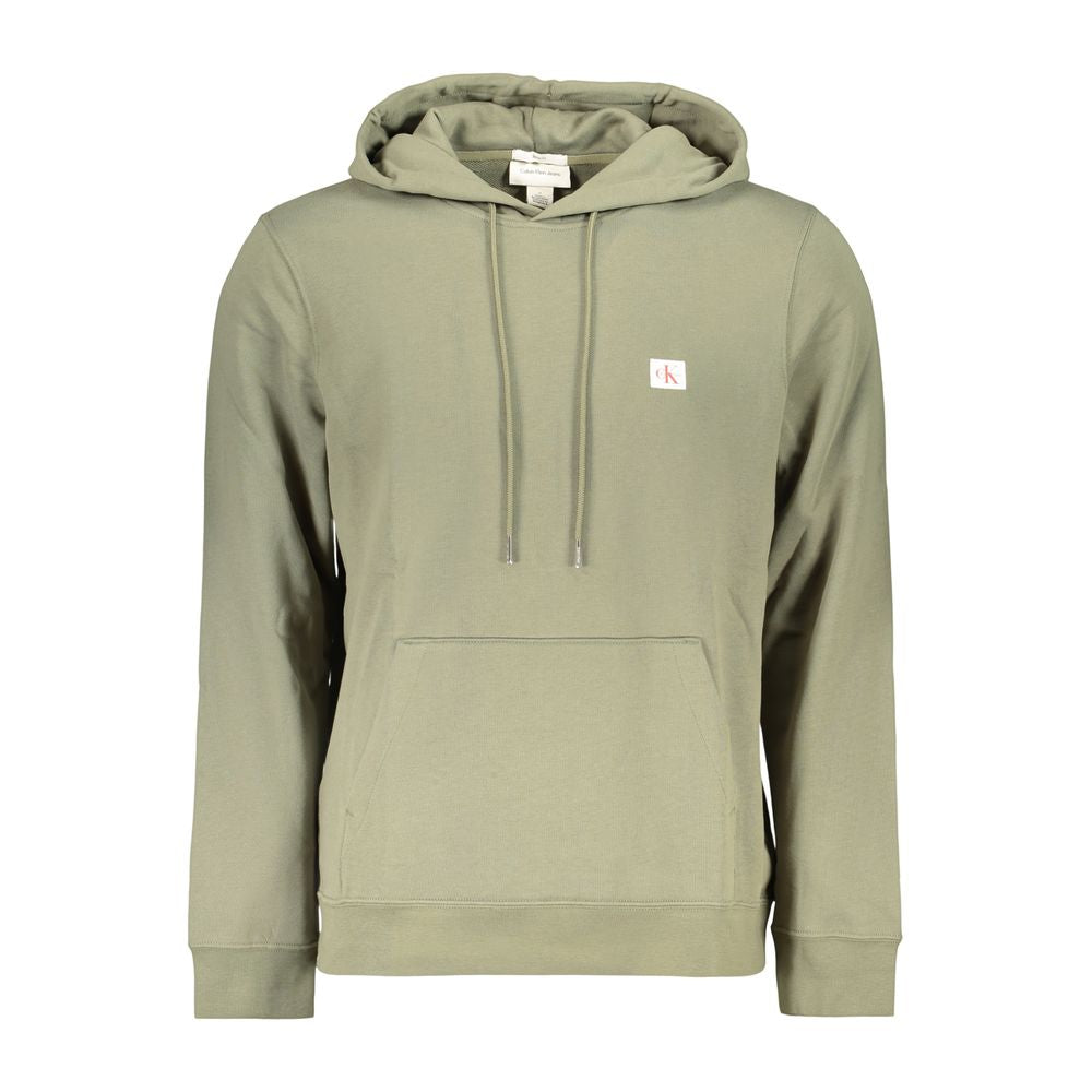 Calvin Klein Green Cotton Men's Hoodie