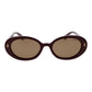 Polaroid Burgundy Polycarbonate Sunglasses