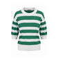 Malo Green Cotton Women Sweater