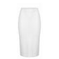 Malo White Cotton Women Skirt