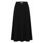 Malo Black Cotton Women Skirt