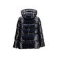 PINKO Black Polyamide Full-Length Jacket