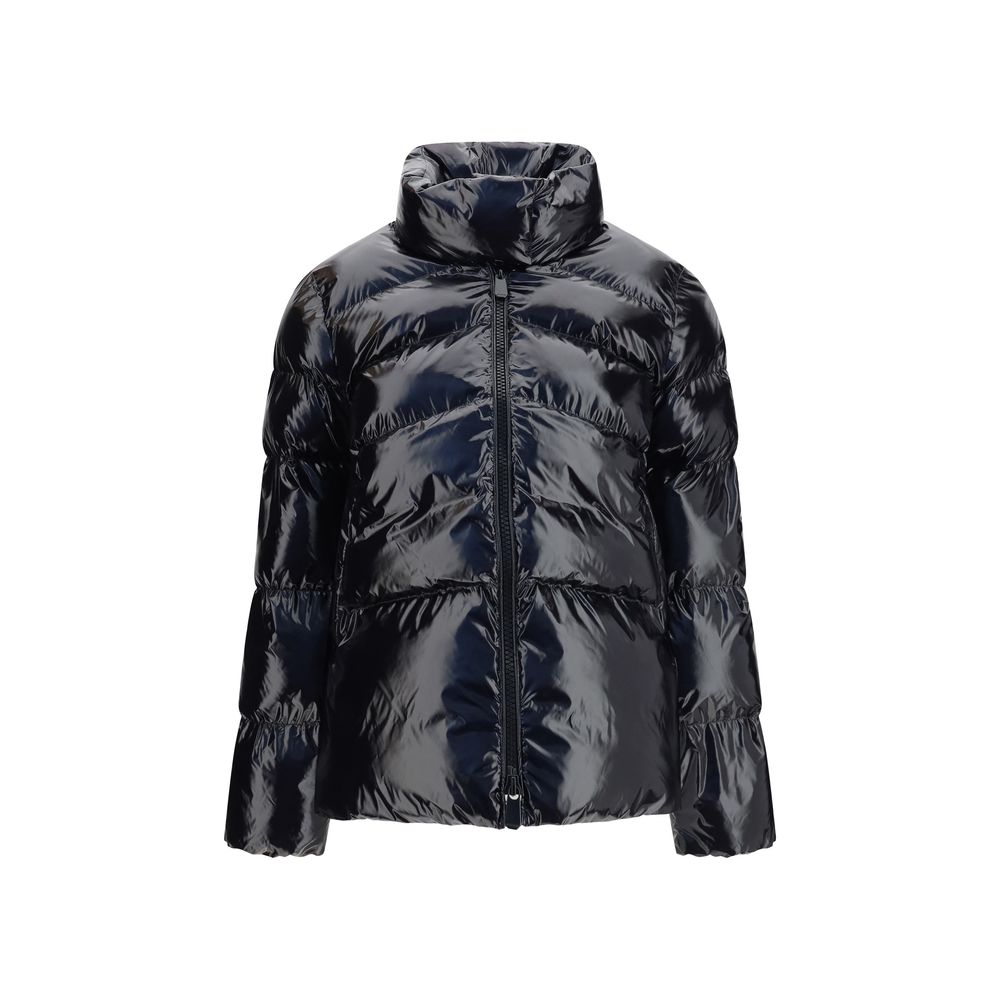 PINKO Black Polyamide Full-Length Jacket