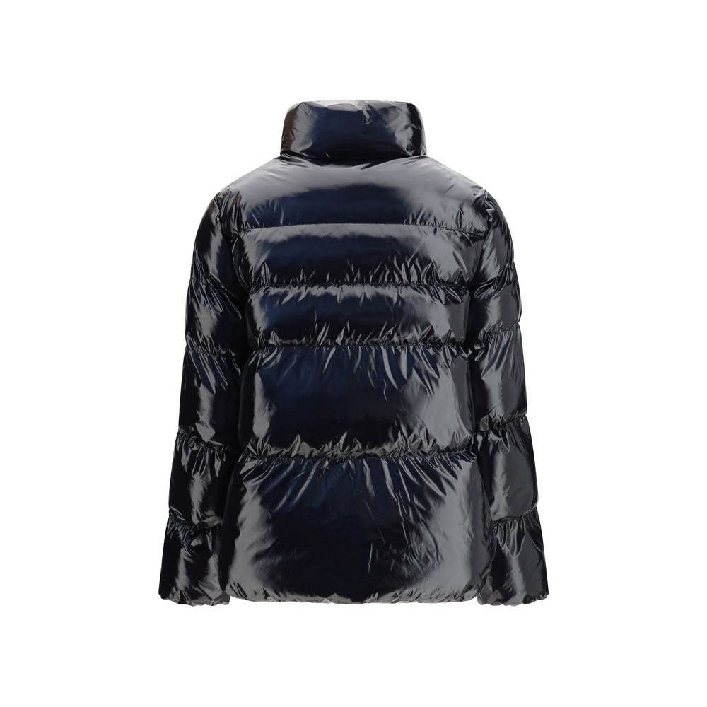 PINKO Black Polyamide Full-Length Jacket