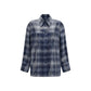 PINKO Blue Polyester Pattern Shirt