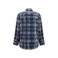 PINKO Blue Polyester Pattern Shirt