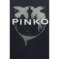 PINKO Black Cotton Sweatshirt