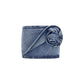 Magda Butrym Blue Cotton Mini Skirt