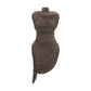Magda Butrym Brown Copper Cocktail Dress