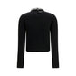PINKO Black Wool Oves Aries Sweatshirt