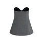 Magda Butrym Gray Wool Oves Aries Corset