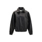 Magda Butrym Black Lambskin Leather Jacket